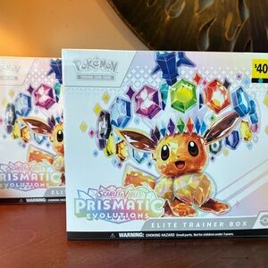 Pokemon Elite Trainer Box with Black and White Design 2 unopened boxes